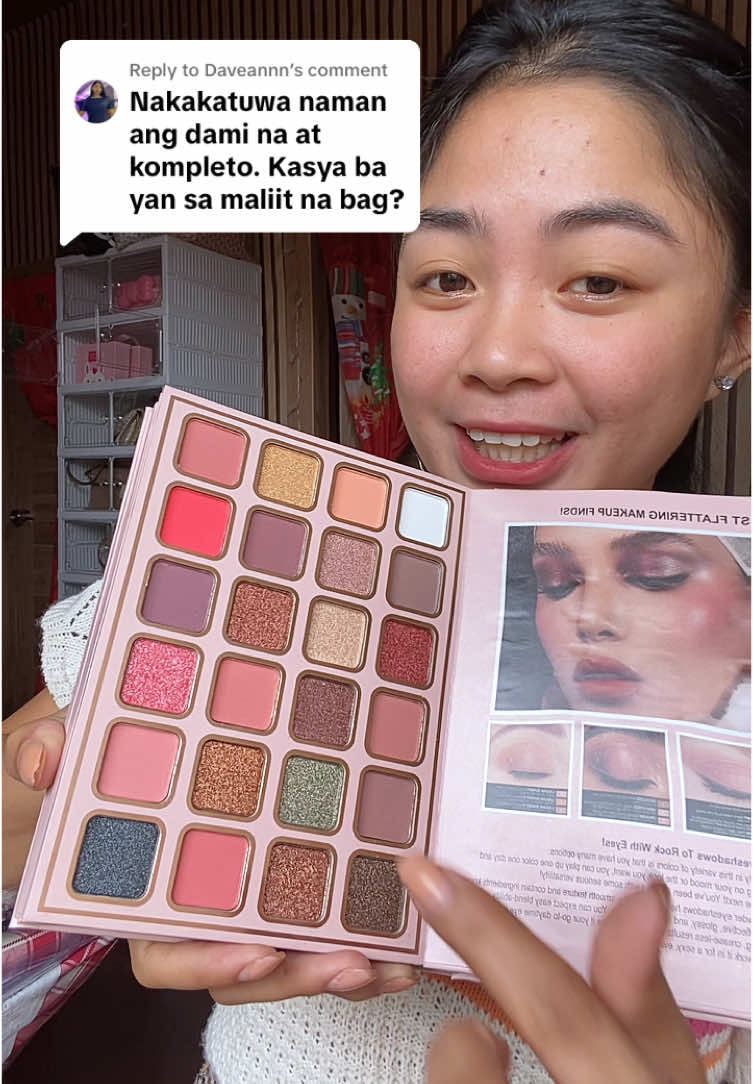 Replying to @Daveannn wala na talaga ang pagdadalawang isip mag check out pag ganito makikita sa fyp.  Ang sulit talaga netong make up pallete❣️ #makeup #makeuppalette #eyeshadow #eyeshadowpalette #fyp 