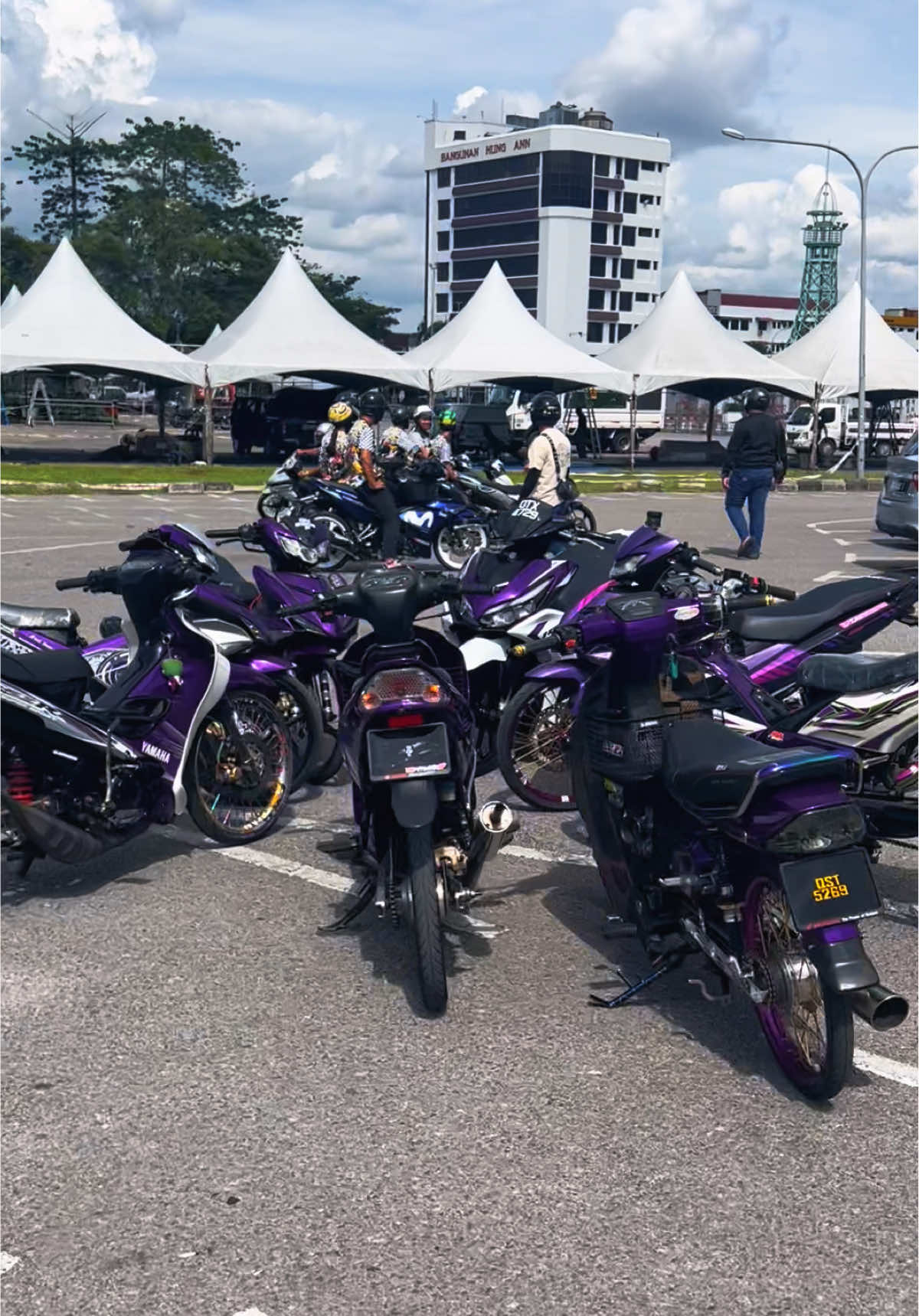 Purple jandaa💜 #fypシ #fyp #yamaha 