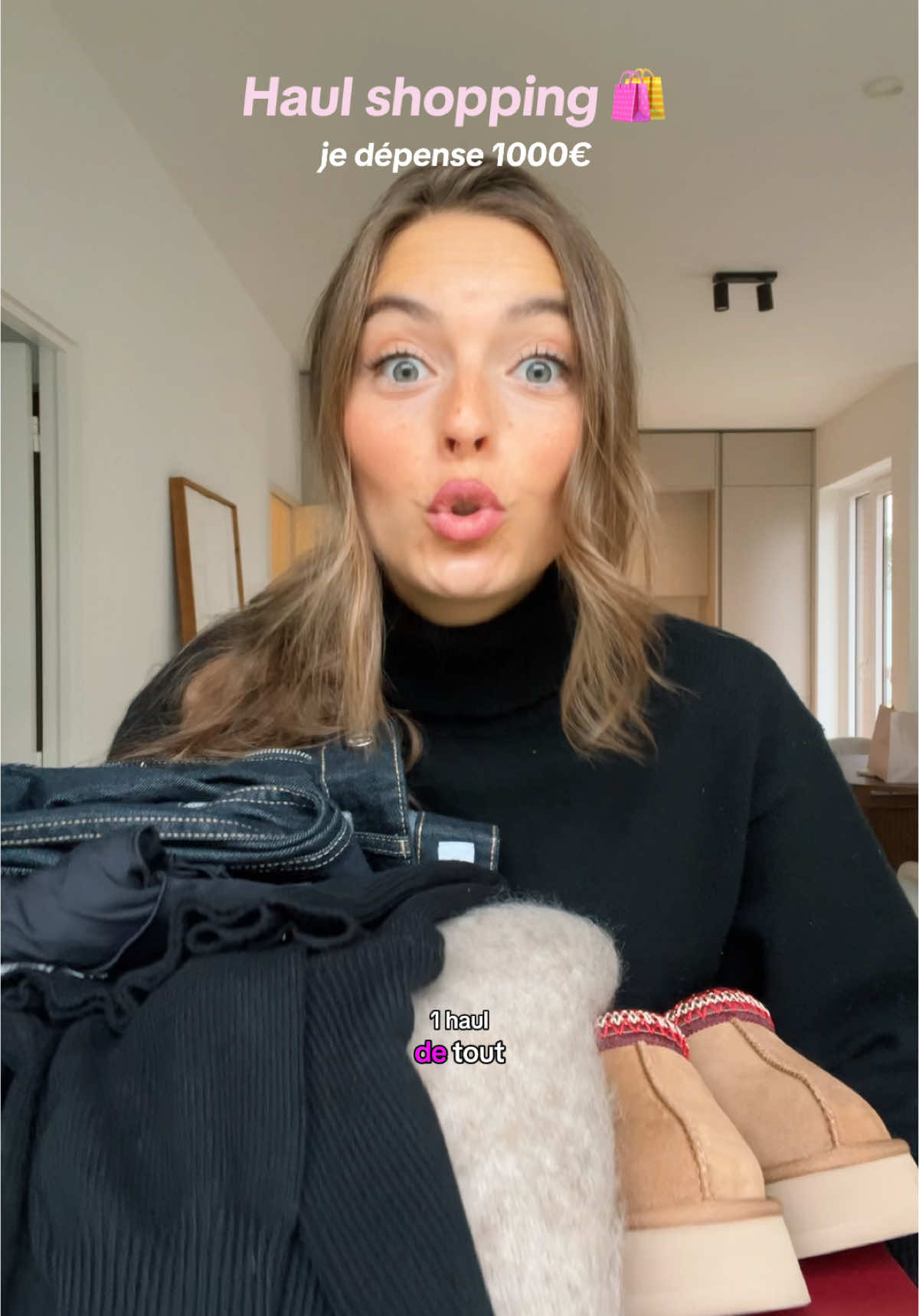 Alors vous pensez quoi de mes achats ? 🛍️🎀 ig : lizaddc #haul #shooping #uggtazz #bottes #widelegjeans #zara  (Tous ces achats ont été faits avec mon argent, ceci n’est pas une publicité) 