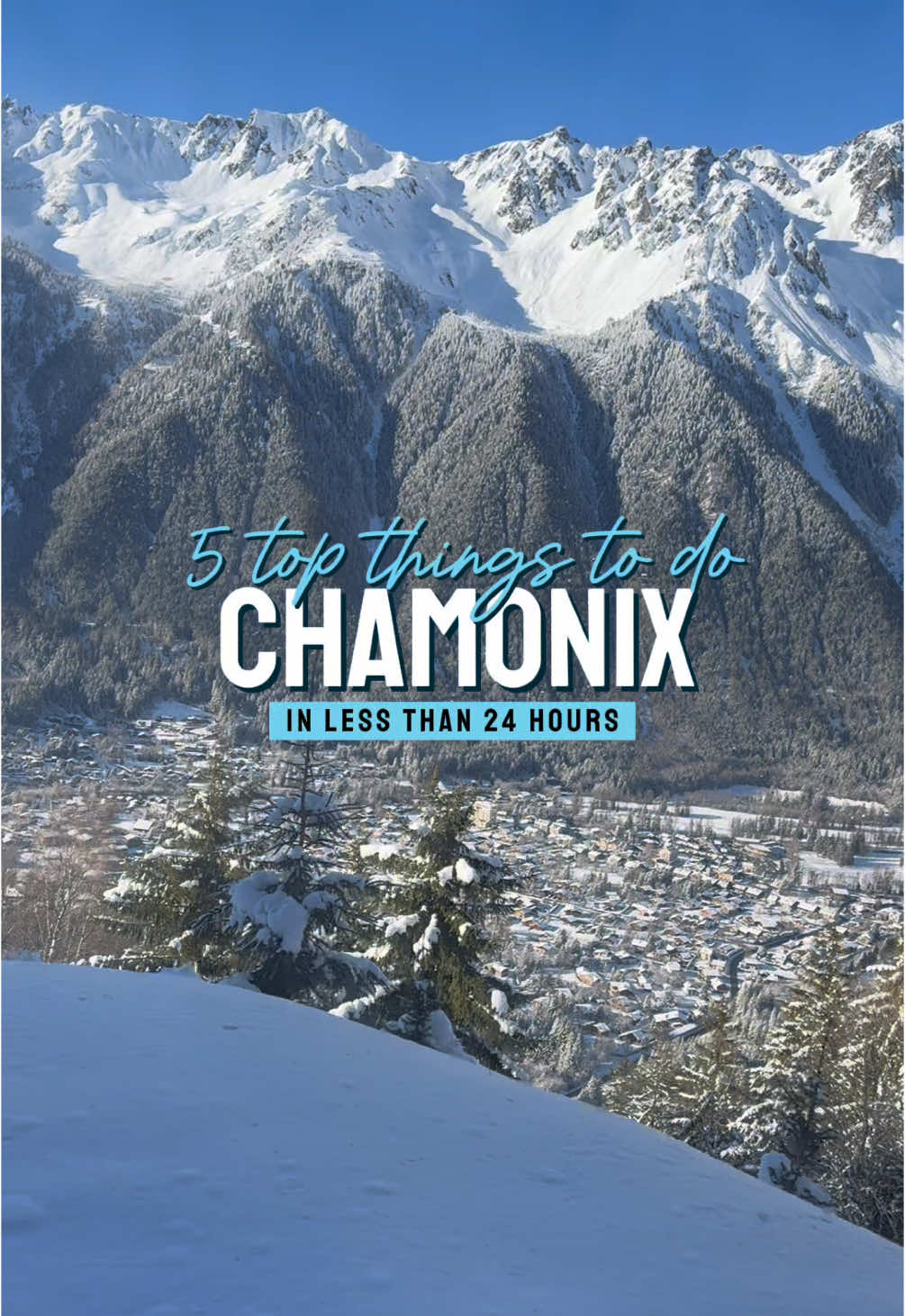 How to spend the day in Chamonix ❄️✨ Save this if you are visiting the french Alps, or if you are in Geneva and want to spend one day in the mountains 🇫🇷 here are the top 5 things to do: 1. Cable car to Aiguille du Midi where you will see the peak of Mont Blanc - the views were absolutely spectacular! 🚠 2. Enter the glass cube at the top of Aiguille du Midi - not for the fainthearted but WOW what an experience 🏔️ 3. Take the most scenic Montenvers train ride through Chamonix valley - giving polar express vibes! 🚂 4. Step onto the famous glacier Mer De Glace, and take a short walk to Refuge du Montenvers - unbelievable winter scenery 🌄 5. Chamonix food & après vibes - pure bliss🍷 FYI: Chamonix is the perfect day trip from Geneva, just an hour’s drive away. It’s honestly a great way to enjoy the best of both places in one visit 🇨🇭🇫🇷 #chamonix #winterholiday #travel #christmas #visitfrance