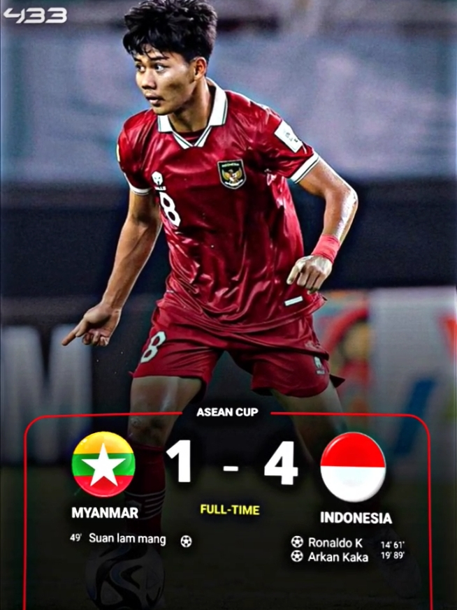 Alhamdulillah menang indo!!!! . 🧢 #timnasindonesia #indonesia #vs #myanmar #asean #aff #fooballtiktok #fyp #ranzcrt48 #4u 