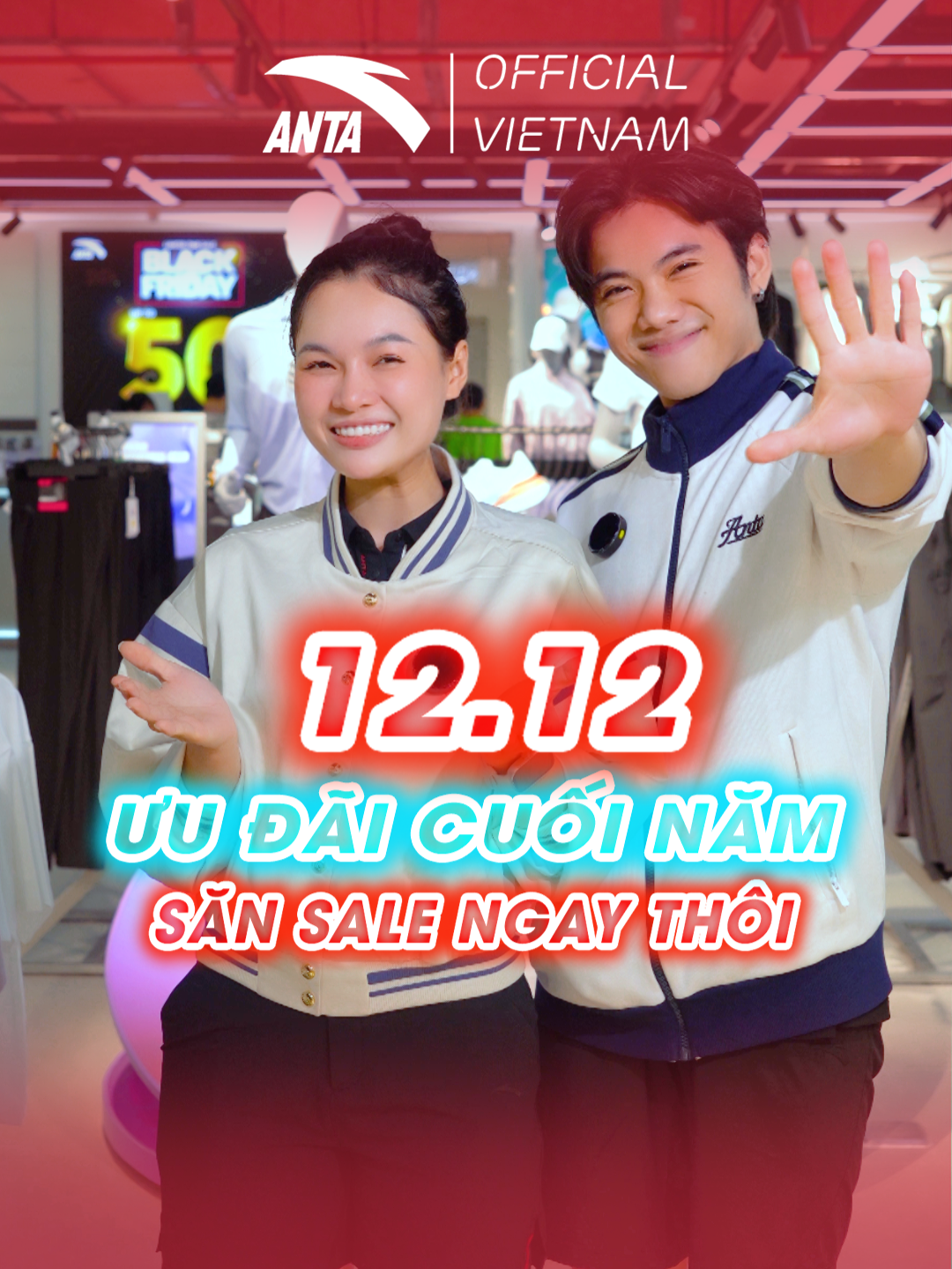 SUPER LIVE 12.12: SĂN KHUNG GIỜ VÀNG - BẠT NGÀN ƯU ĐÃI: sale đồng giá từ 5xx kèm deal 1K tại LIVESTREAM #antasports #antavietnam #1212 #megalive #salecuoinam