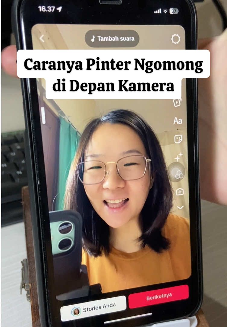 Hasil belajar sama Kak @Reagan Alfatih 👍 Jangan lupa bagikan video ini ke temen2 pemula lainnya. #teleprompter #affiliatepemula #tiktokaffiliate #publicspeaking #kontenkreator 