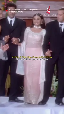 Sweet🥰 #ranimukherjee #salmankhan #mohnishbehl #shaktikapoor #jackieshroff #kahinpyaarnahojaaye #opriyaopriya #bollywoodlyrics #justagbollrics #fyp 