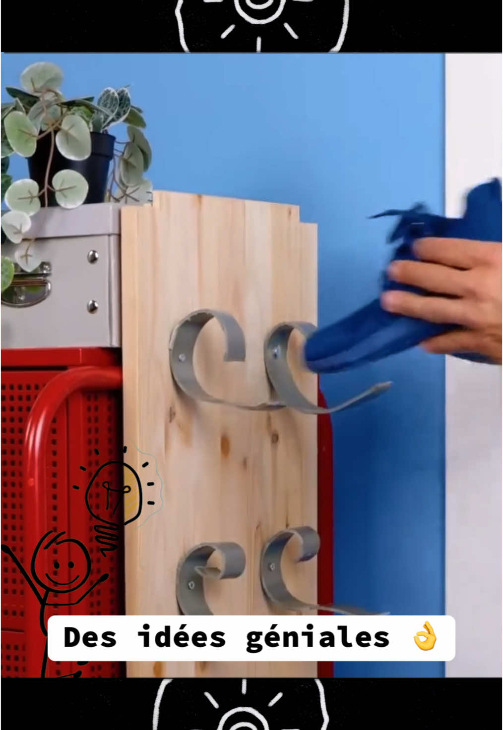 Des idées géniales👍#idee #astuce#astuces#ideegenial5 #idea#ideas#tipsandtricks#tips#outils#bricolage 