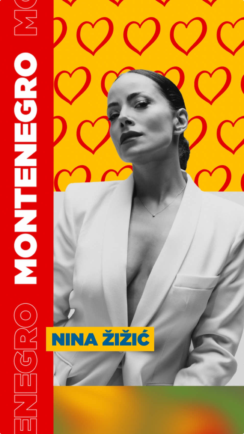 Let’s welcome Nina Žižić to the Eurovision family! She’ll represent Montenegro with Dobro Došli 🇲🇪 #eurovision2025 