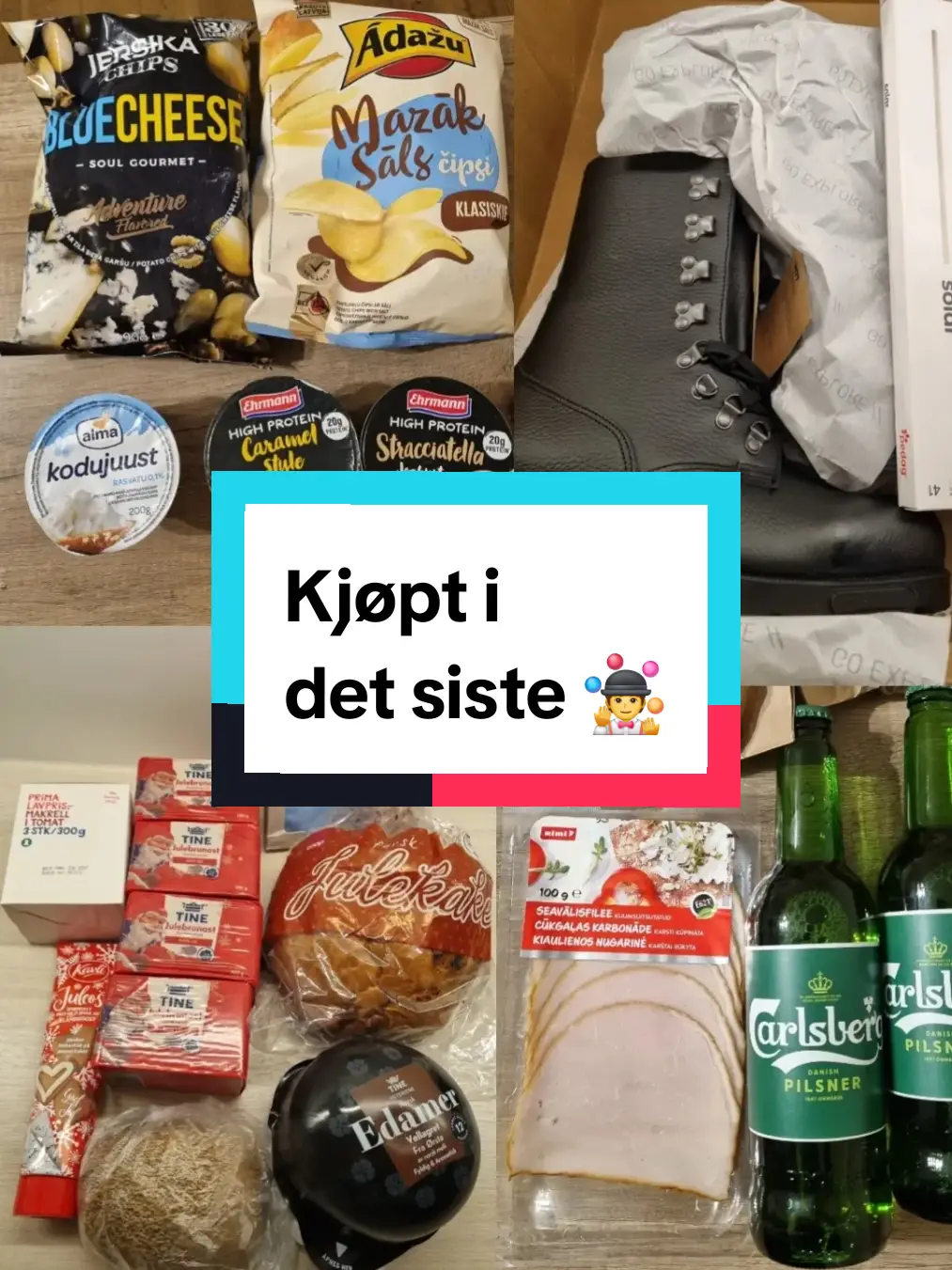 #ukeshandel #dagligvarer #haul #dagligvarehaul #mat #matbutikk #tilbud #mattilbud #rabatt #tips #xxl #FitTok #GymTok #toystory #merch #priskutt #priskrig #m77 #julebrunost #edamer #finn #gratis #riga #rigamat #proteinshake #proteinpudding #ehrmann #snacks #potetgull #oreo #oreocoke #blåmuggost 