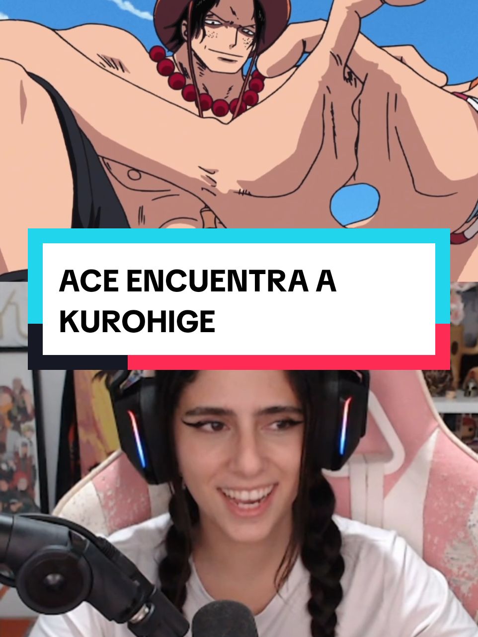 Ace enseñale lo que es bueno 💪 #onepiece #ace #kurohige #luffy #marineford 