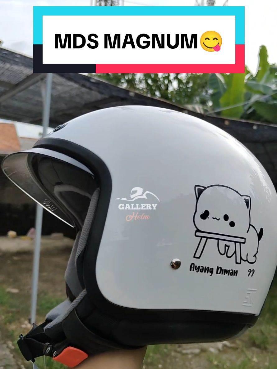 Helm minimalis mds magnum order now🥰😍#galleryhelm #mdsmagnum #helmet #helmbogo #helmetloverindonesia #mds #helm #fyp #trending #megaguncang1212 