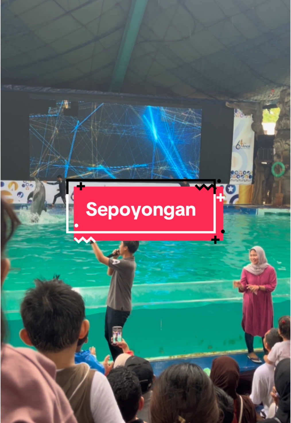 Telat tapi akhirnya bisa pake sound ini,. #ancol #samudra #ocean #dream #seaworld #tamanimpianjayaancol #lumba #lumbalumba 
