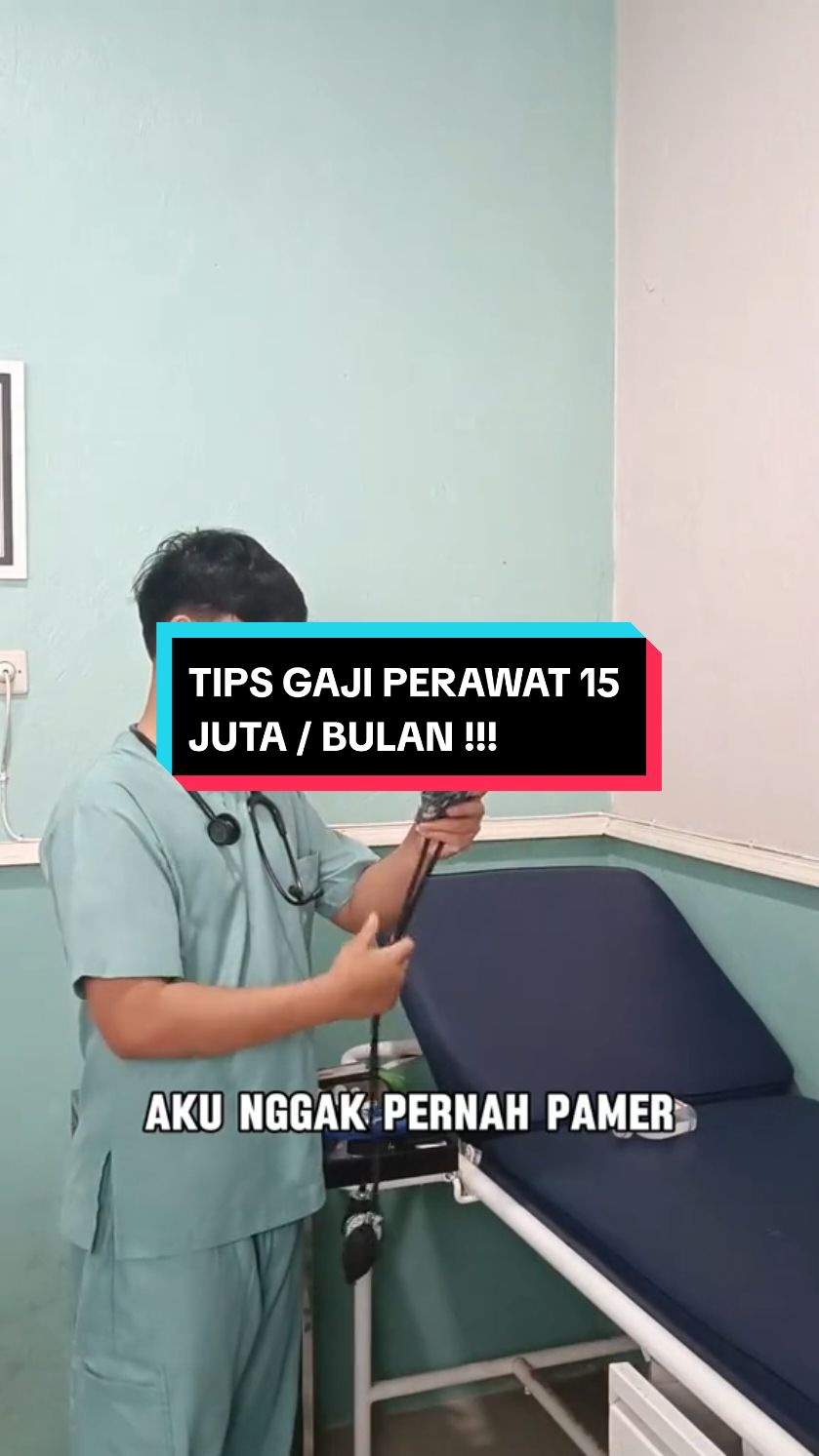 Tips Gaji Perawat 15 juta/bulan 😁#perawat #bidan #nakes  #fyp #viral #viralvideo 