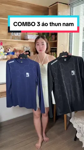 COMBO 3 áo mặc được 4 mùa chỉ hơn 100k #aothun #aothunnam #aonam #muataitiktok #xuhuong 