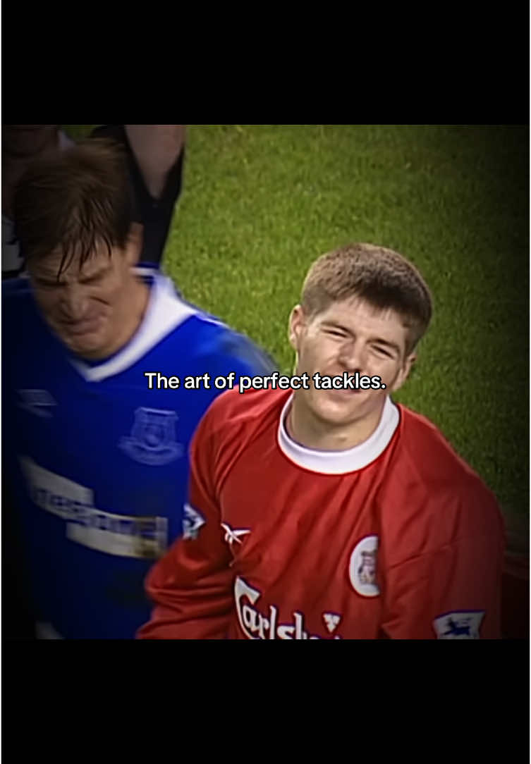 Nothing wrong with that challenge ref. #brexittackle #theartofdefending #redcard #centerback #footballplayer #defending #footballedit #footballtiktok #footballover #liverpoolfan #stevengerrard 