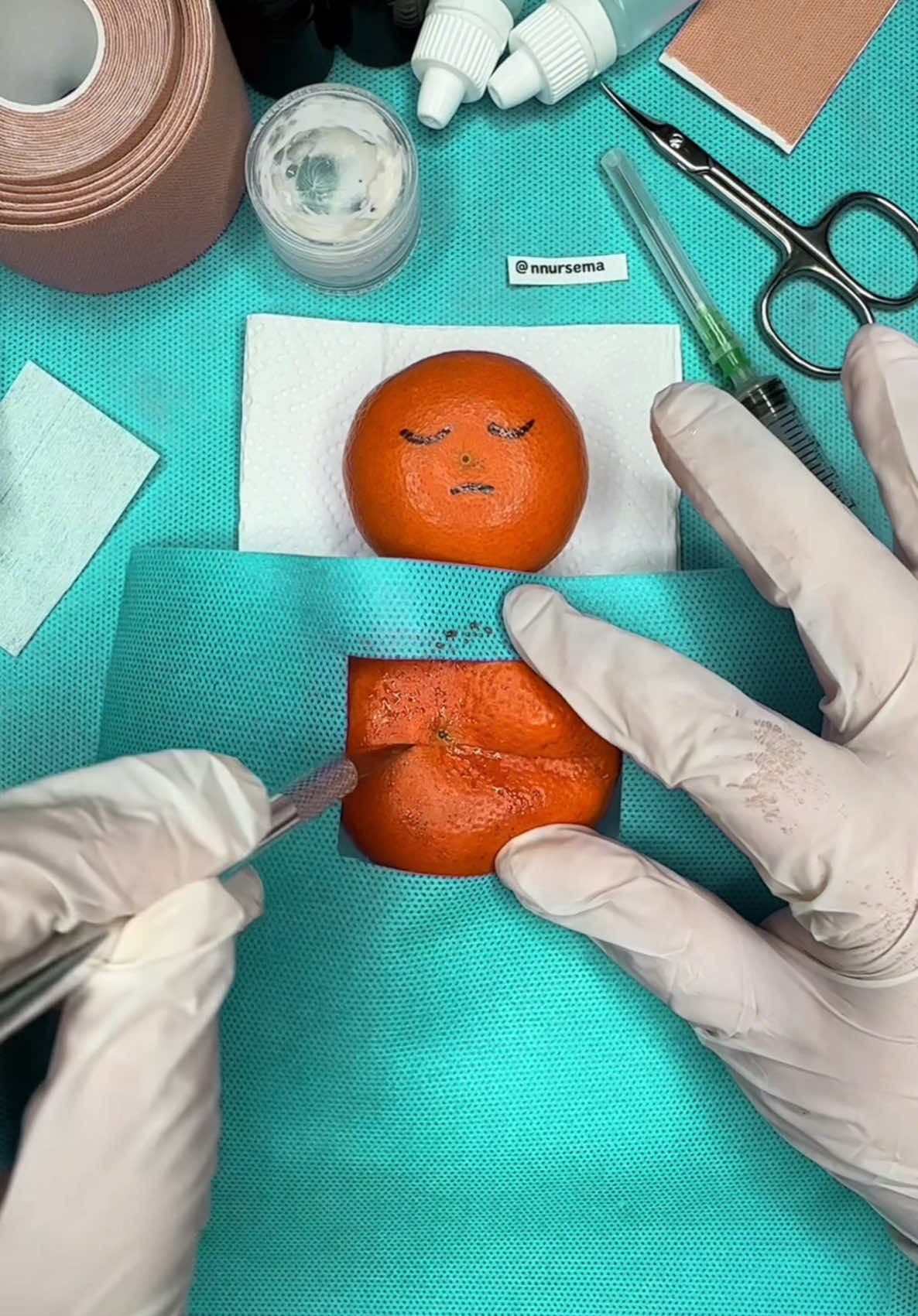 Mandarin birth surgery🍊                             #creative #mandarin 