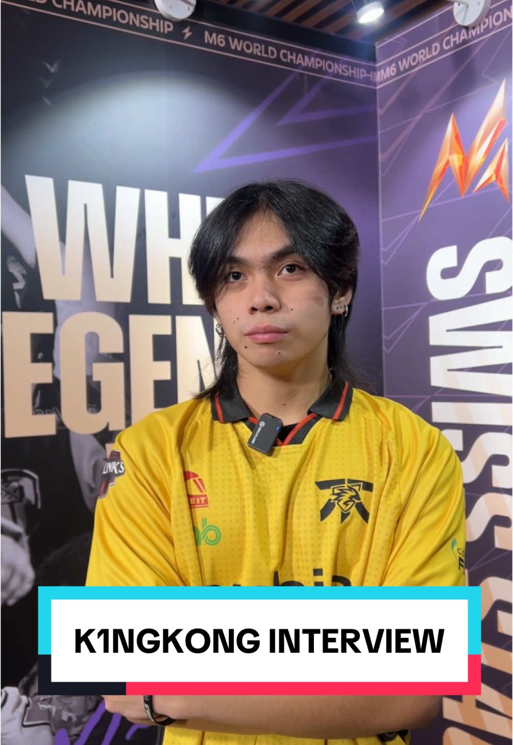 BOSS Interview from K1NGKONG 👑 #MLBBM6 #GreaterThanEver #MLBBEsports #MLBB #MobileLegendsBangBang #M6 #K1ngkong #FnaticONICPH