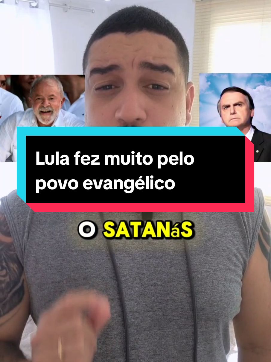 Lula criou diversos benefícios para os evangélicos no Brasil, ja Bolsonaro nunca fez nada. #CapCut #lula #exbolsonarista #evangelicos #cristao 