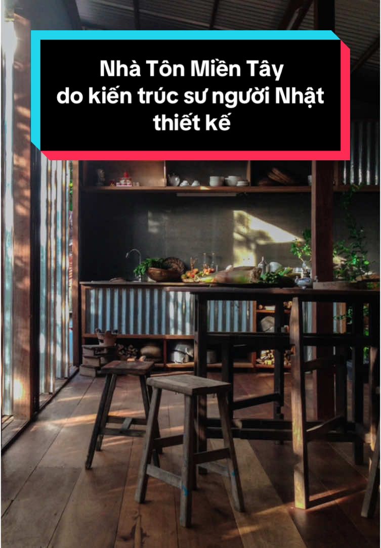 Nhà tôn Miền Tây do kiến trúc sư người Nhật thiết kế #nhadepbonphuong #houseinchaudoc #nhachaudoc #nhaton #nhamientay #nhatienche #nhavachton #nhagiare #xaynha #lamnha #kientruc #nhadep #kientrucsu #thietkenha 