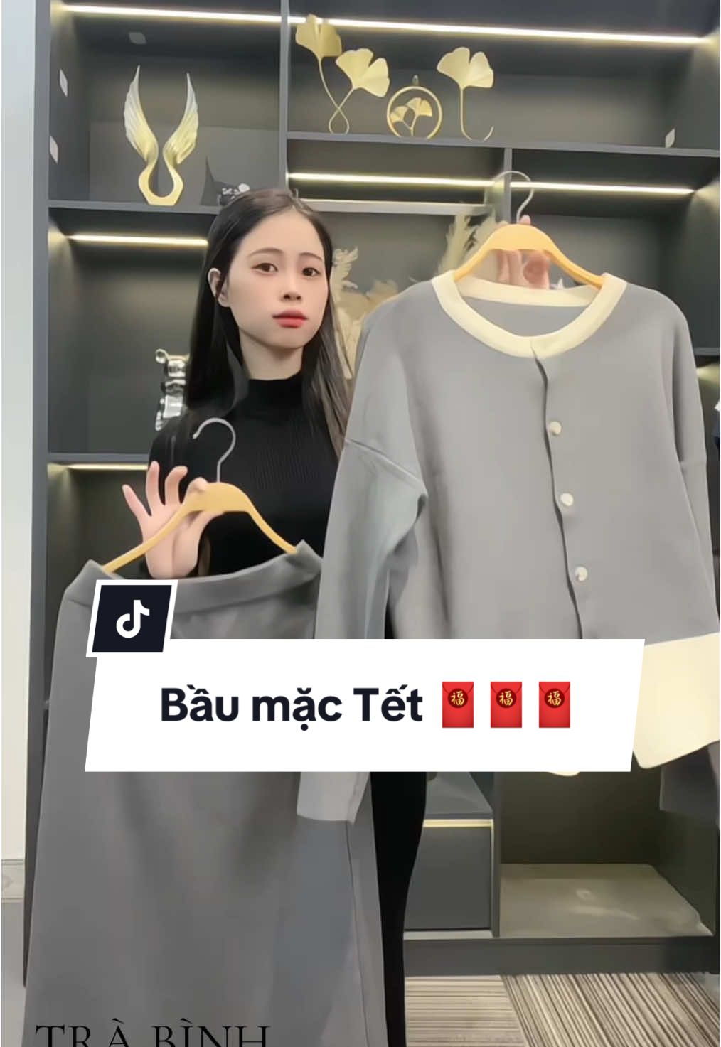 Lên đồ bầu mặc Tết 🧧 #xuhuong #trending #quanhedoitactraphi💞 #vaybaudichoi #dambauxinh #bausangchanh #bausangchanh #vaylen #thudong #setbau #vaybauditiec 