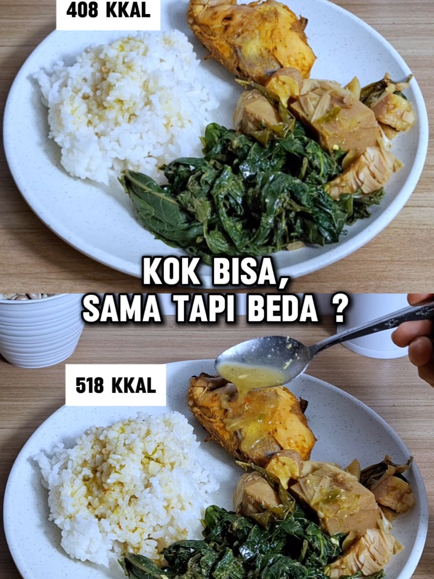 Kali ini kenapa kok bisa beda kalorinya hayo ? #diet #kaloridefisit #dietsehat #gizi #ahligizi 