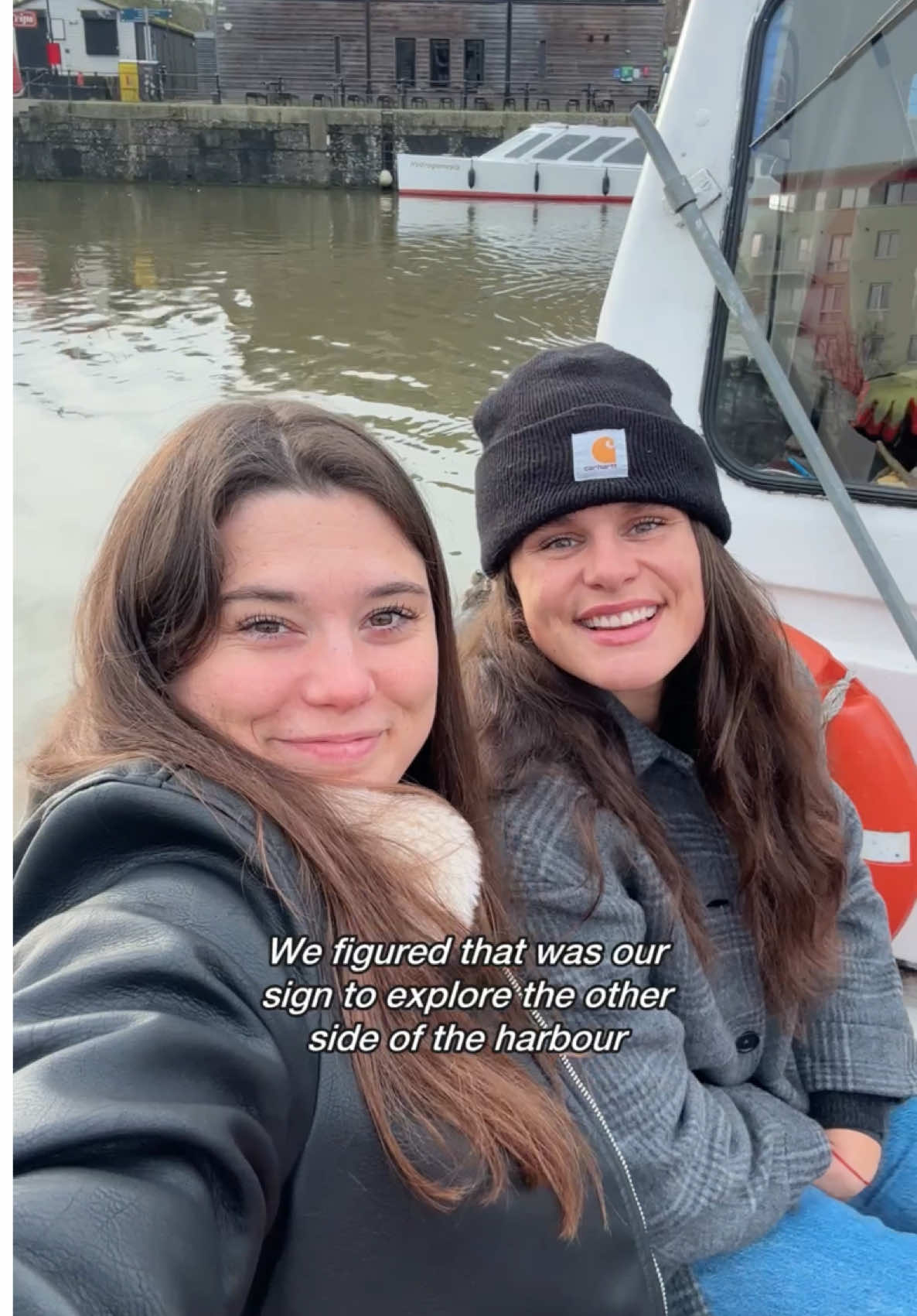 Taking the cross-harbour ferry in Bristol #england #uk #travel 