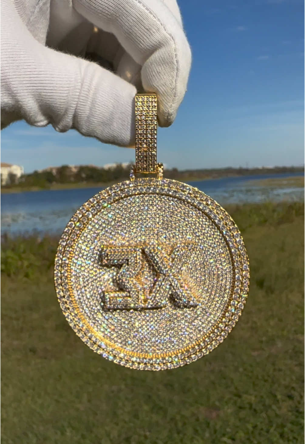 Ever dreamed of designing your own iced-out pendant?  Now you can customize any letters or numbers! 💎 ✨ 100% Satisfaction Guarantee ✨ VVS Shine All Day Long ✨ Fastest Processing Time ✨ Excellent Customer Service www.iceypramid.com 💎 #blingbling #icedoutjewelry #custompendant #vvs #hiphop #tiktok #icedout 