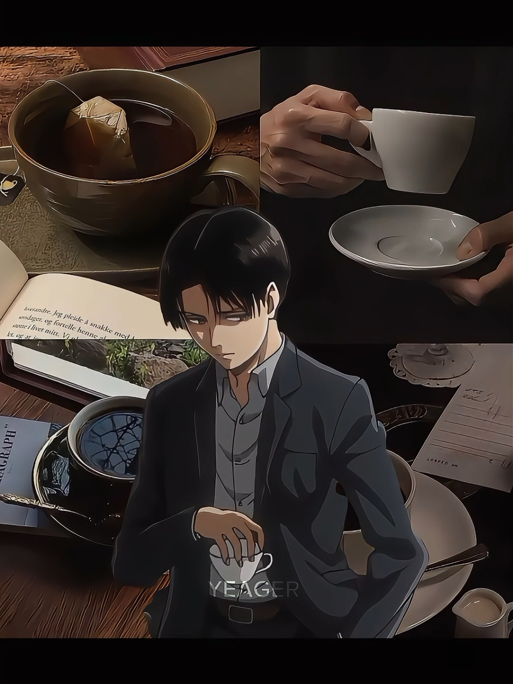 levi And tea 😍🔥 #edit #anime #AttackOnTitan #levi #leviackerman #mikasa #erenjaeger #sashabraus #annieleonhart 