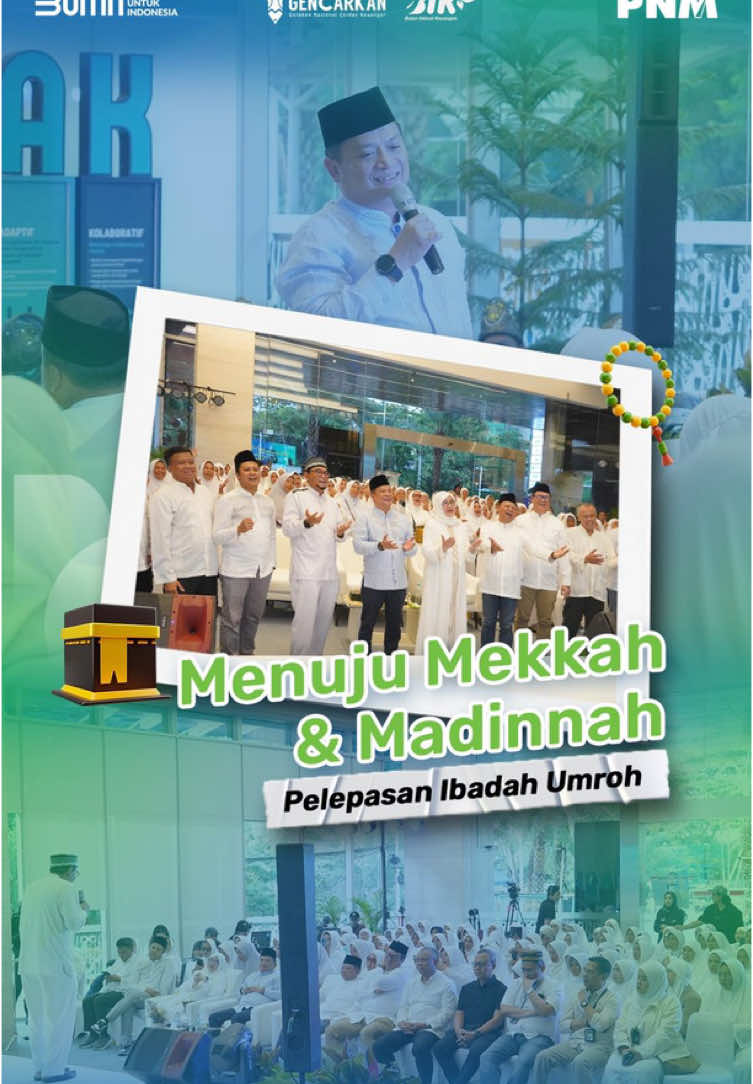 Alhamdulillah doa dan usaha tak pernah sia-sia. Bapak Arief Mulyadi selaku Direktur Utama PNM mengatakan bahwa “progam yang di buat oleh PNM ini bukan hanya soal bisnis, tapi juga tentang membangun silaturahmi”. Buktinya, ibu-ibu nasabah kini berkesempatan menunaikan ibadah umrah, masyaAllah. “Nggak nyangka bisa ke Tanah Suci, terima kasih PNM”, ungkapan haru ibu-ibu nasabah PNM yang berkesempatan berangkat umrah. Kita doakan yang terbaik untuk ibu-ibu nasabah PNM, semoga perjalanan ini menjadi ladang ibadah bagi sesama. PNM lebih dari sekadar bisnis, kita keluarga!🤝✨ #PNM #PNMMekaar #PelepasanIbadahUmroh #TumbuhPeduliMenginspirasi #PNMPemberdayaanUMKM #BUMNUntukIndonesia 