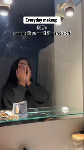“Oulala c’est dur” 😂😂 @clément bedouch t’es hilarant  #voixoff #makeup #drole 