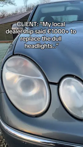 Headlight restoration at its finest 💡 #cardetailing #mobiledetailing #cardetailer #satisfyingvideo #headlightrestoration #fyp #foryou 