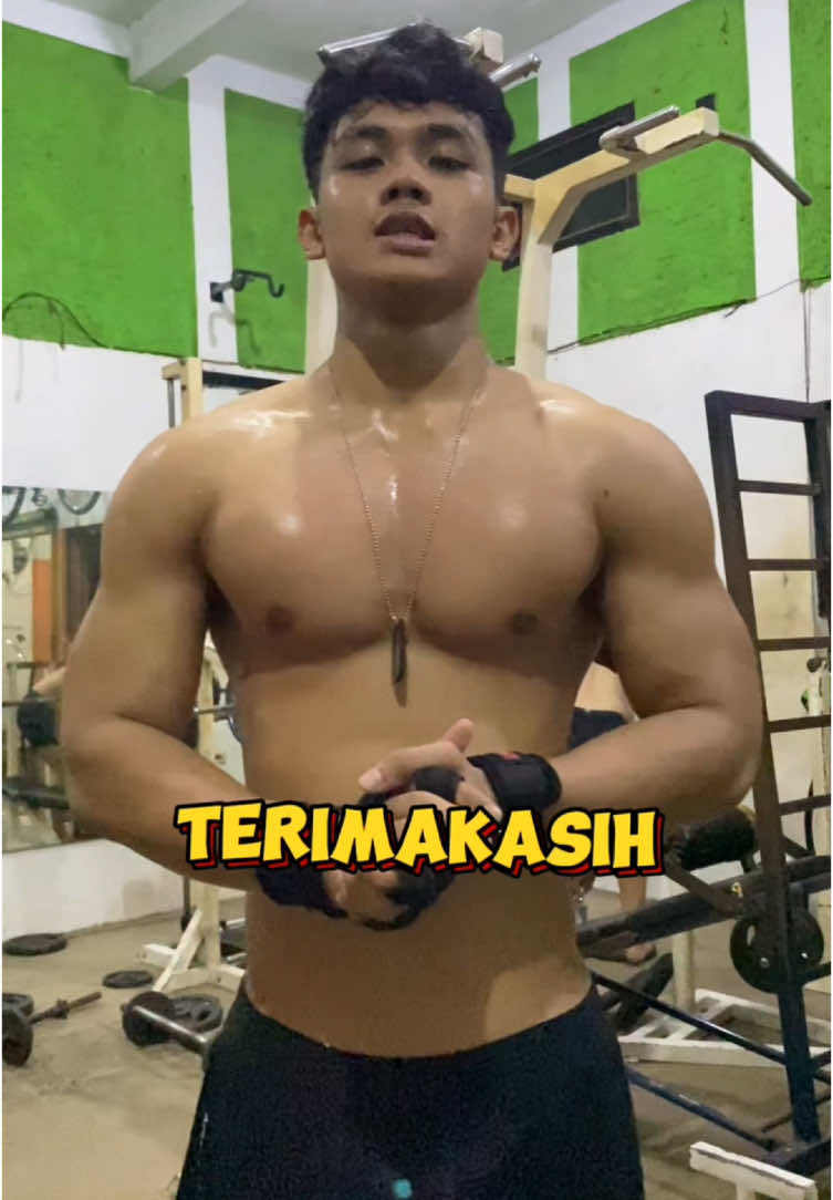 walaupun 1% progress tetaplah progress #gym #transformation 