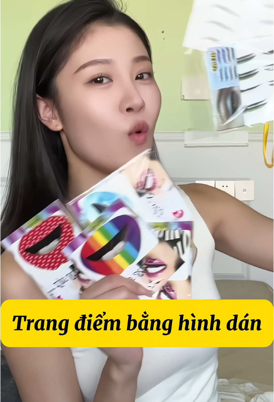 Thử thách trang điểm bằng hình dán 💕☺️#hengebeauty #LearnOnTikTok #fyp #viralvideo #tipsforyou #douyin #BeautyTok #tipsandtricks #lamdep #douyin #viral