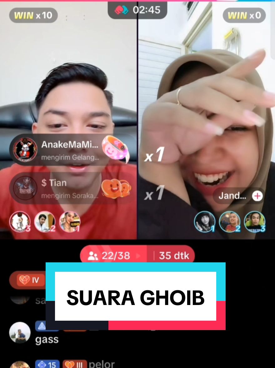 Suara Ghoib Terdengar Saat Febri PK #iclikers #febrianiqbal_09 