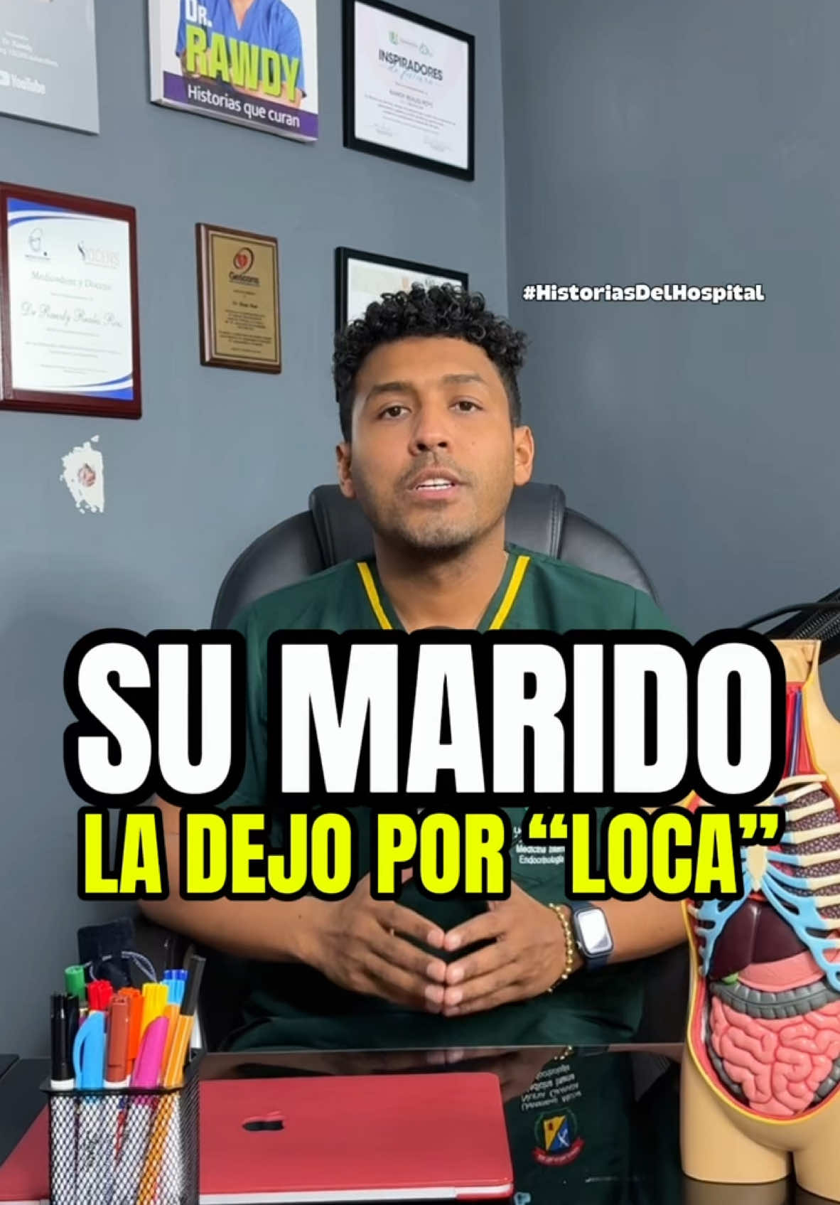 Su marido la dejo “por loca”