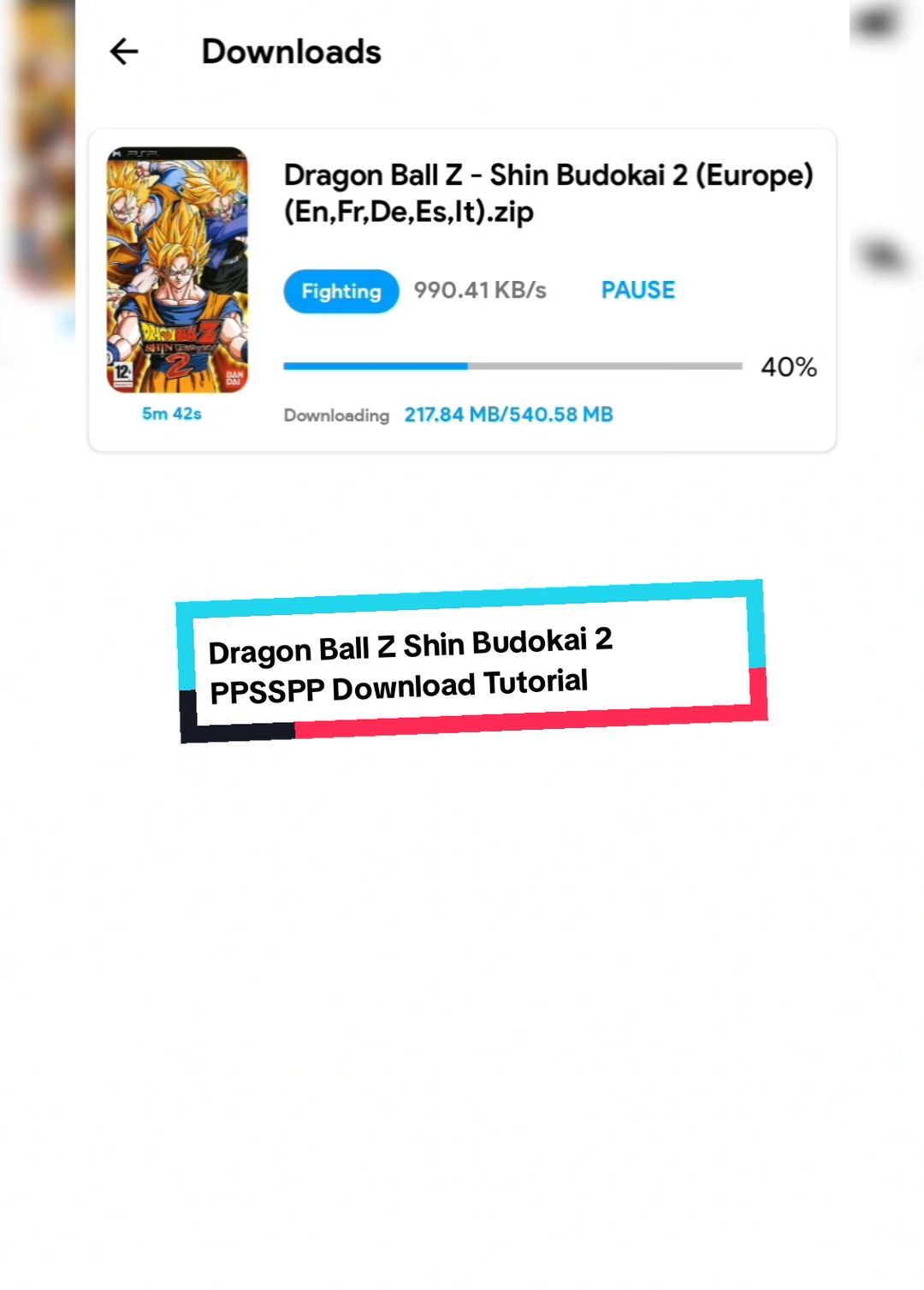 Replying to @kid.bloxshit.1 Dragon Ball Shin Budokai 2 PPSSPP Download Tutorial! #Dragonball #dragonballz #shinbudokai2 #playstore #pspgameslibrary #psp #ppsspp #android #gaming #games #emulator