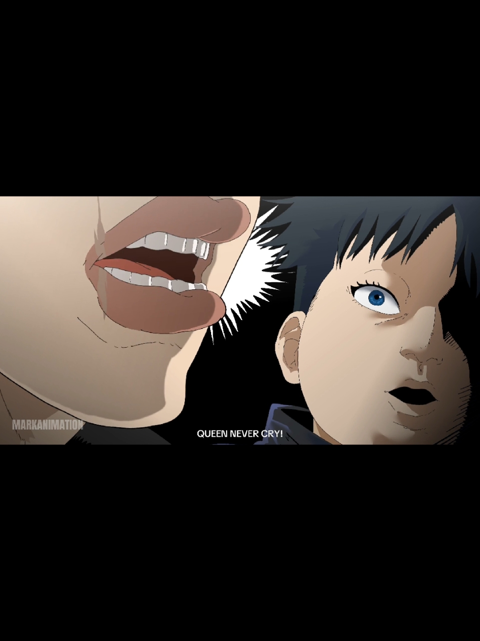 Queen never cry (Jujutsu kaisen fan animation) #queennevercry #jujutsukaisen #megumi #gojo #jjkmemes #jjk