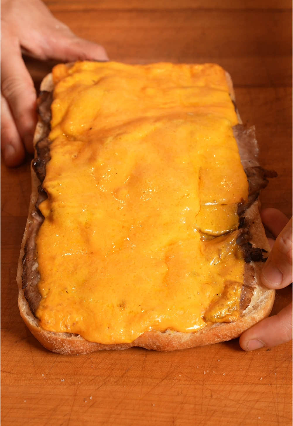 Roast beef cheddar melt #roastbeef #sandwich 