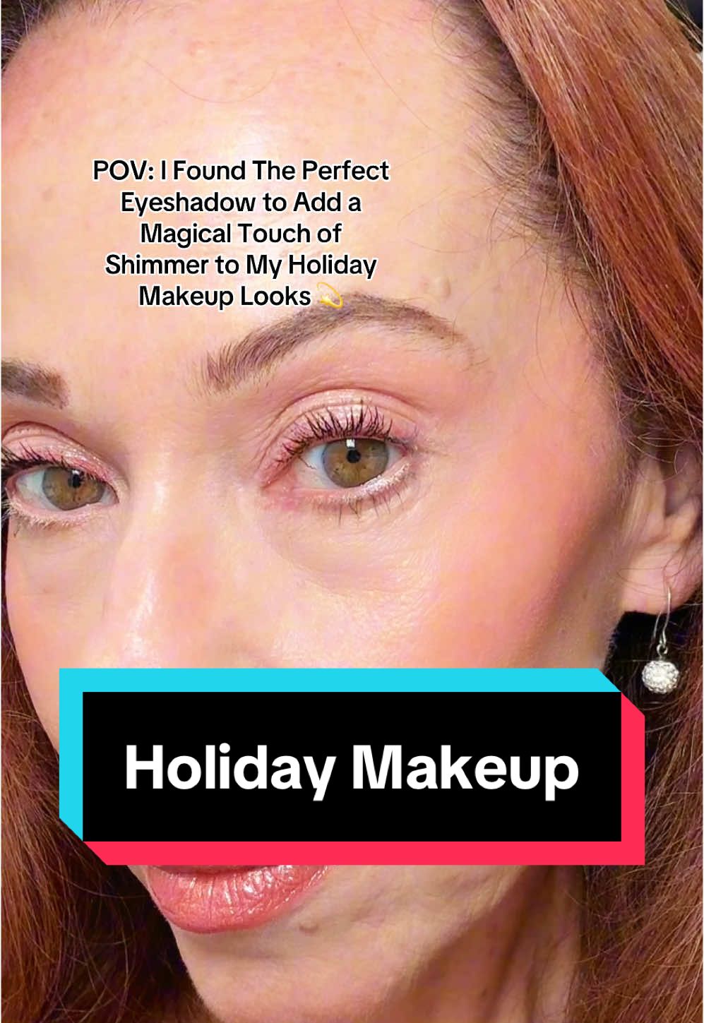 #creatorsearchinsights I love #glittereyeshadow and the #halfmagicglitterpuck by @Half Magic is one of the best and perfect for #holidaymakeup #tiktokshopholidayhaul 