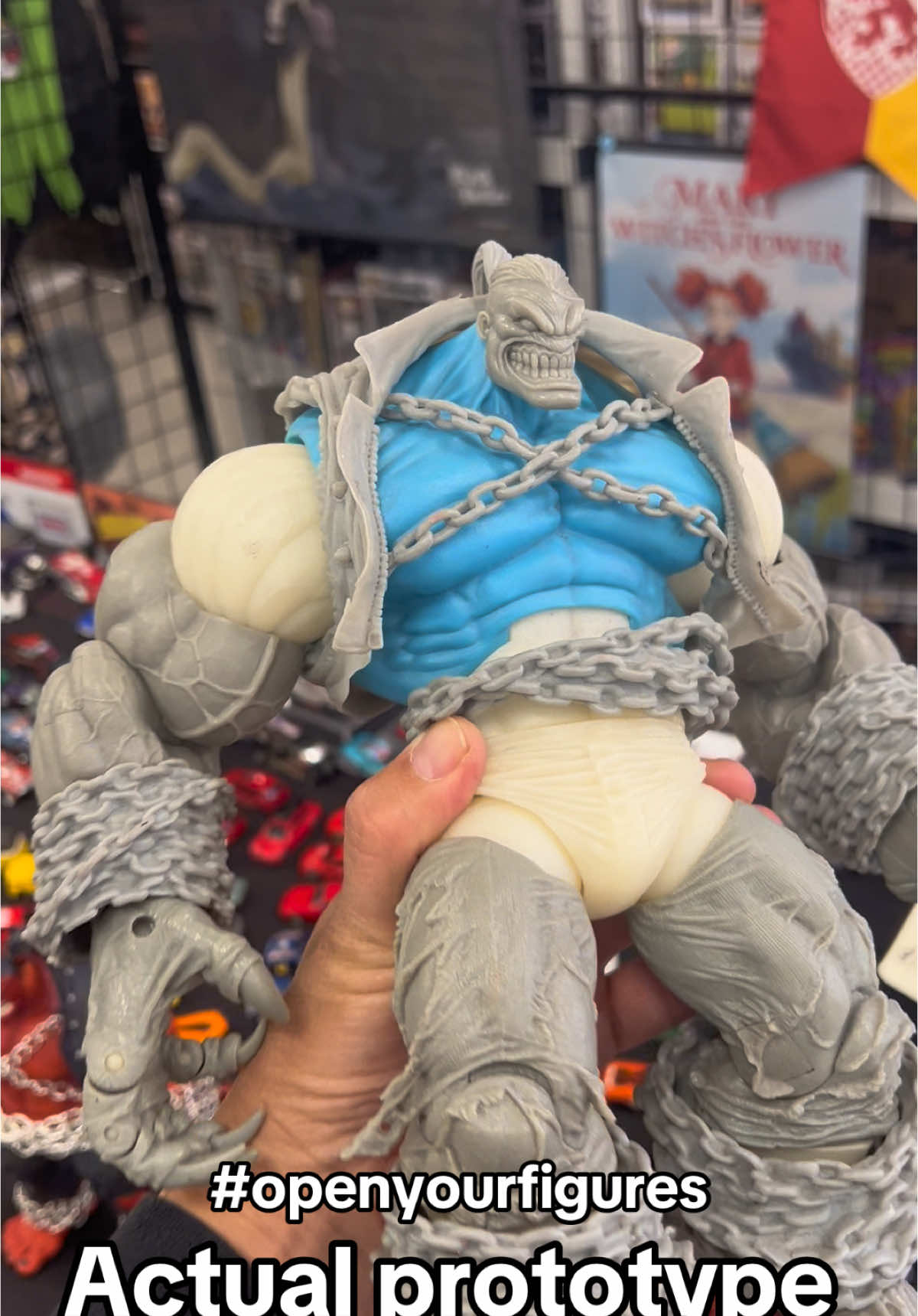 Actual prototype (this was 💯 legitimate and not 3-D printed) #openyourfigures #acba #ninjaxchange #carlsbad #toylife #figtok #prototype #actionfigures #toycollector #toyhunter #fy #fyp #fypviral #fypシ 