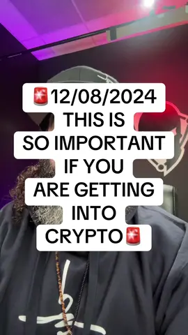 12/06/2024 This is so important if you are getting into Crypto! #crypto #investing #howtoinvest #howtobuildwealth #howtomakemoney #howtogetrich 