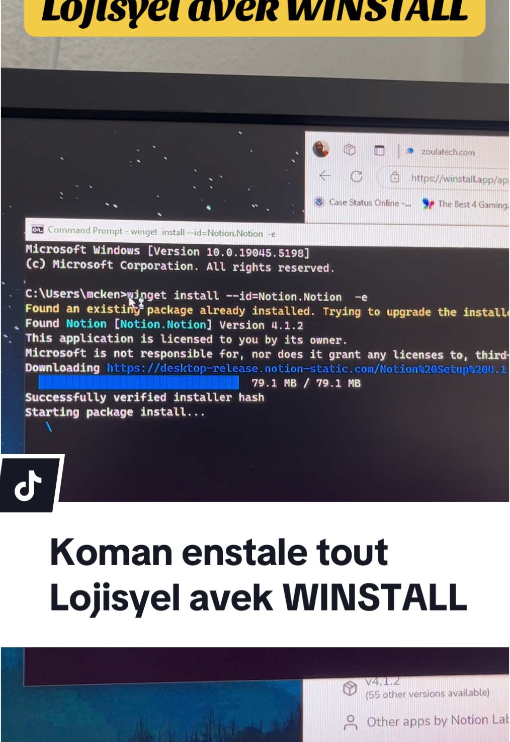 Koman enstale tout Lojisyel avek WINSTALL. #computer #winstall #pctips #haitiantiktok #techtok #haiti #haitiantiktok🇭🇹