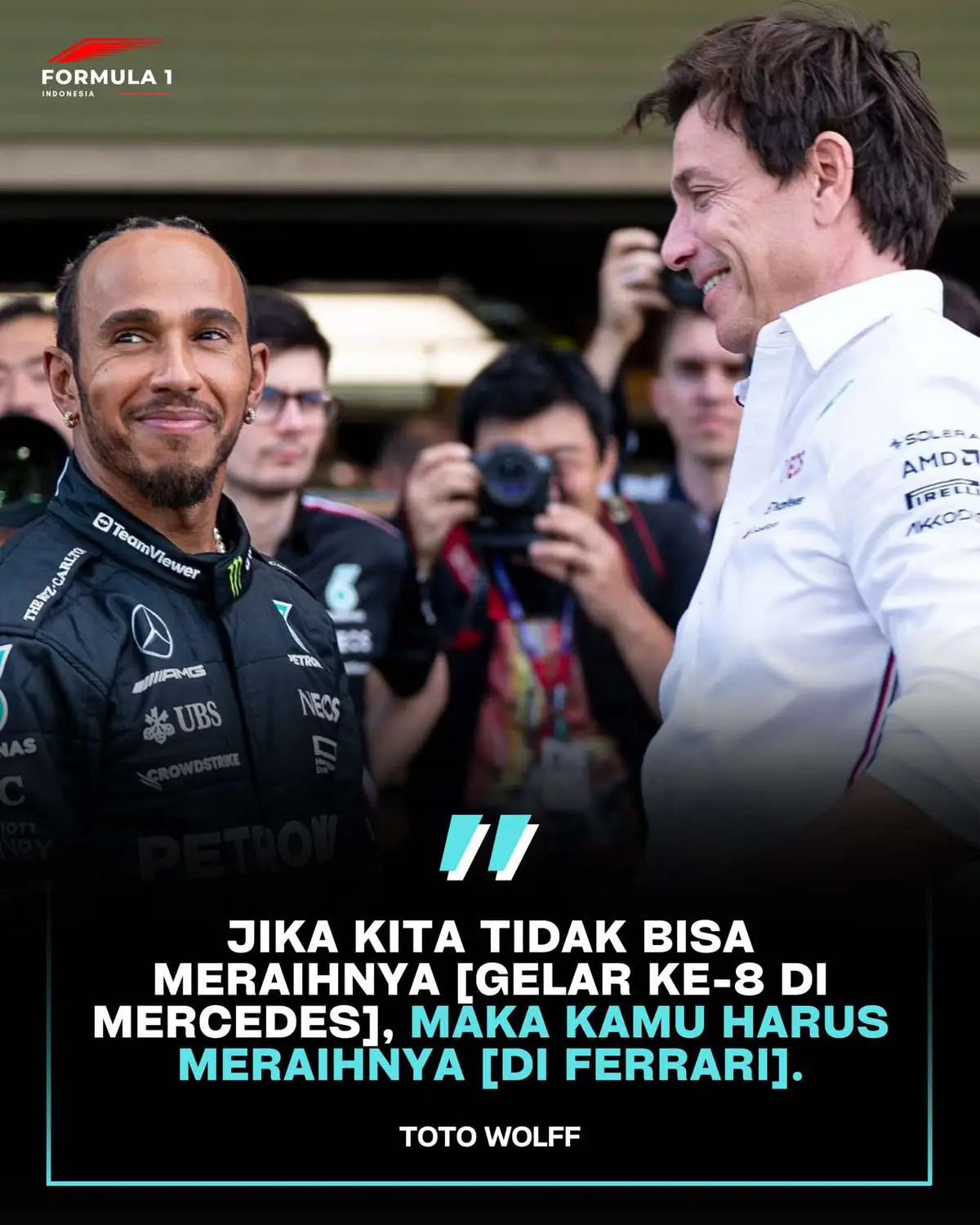 Cukup Pak Toto 😭 #f1 #formula1 #lewishamilton #fyp 