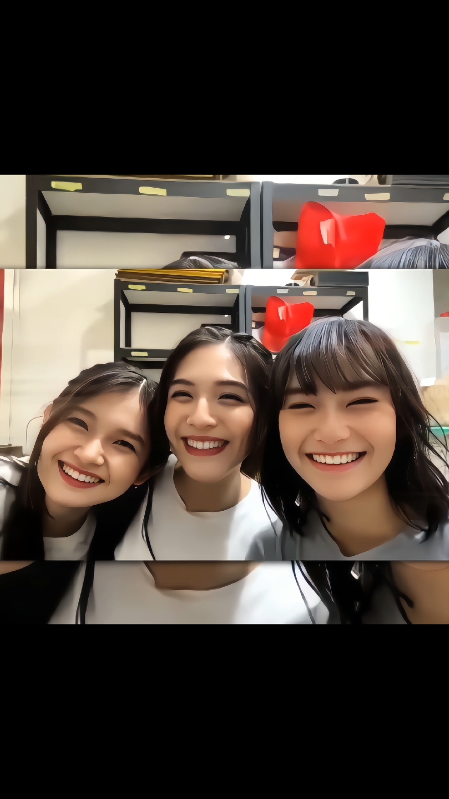 senyum mata ilang😁 #freyajkt48 #indahjkt48 #jkt48 #7vacant 