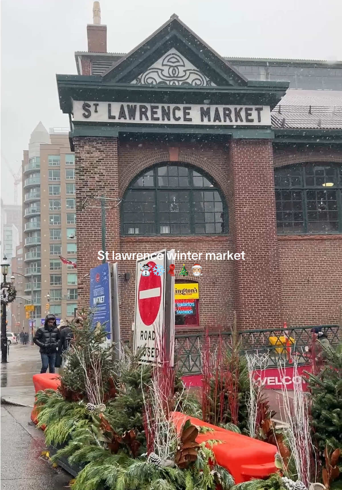 Fun winter activities to do in Toronto 🫶🏼 st lawrence winter market ☃️  #toronto #torontolife #christmas #winter #xmas #christmasmarket 