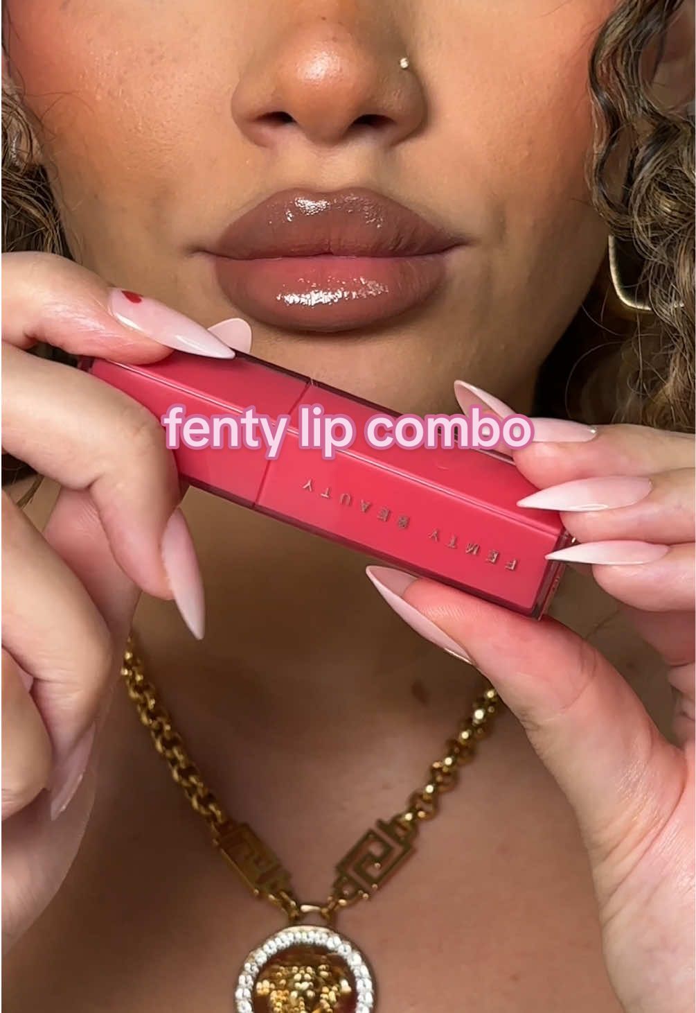 i love these @Fenty Beauty gloss bomb stix together 🩷 shades ‘fenty glow’ & ‘high’biscus’ 💋 #fenty #fentybeauty #fentylipcombo #fentylipliners #glossbombstix #glossylips #ombrelips #liptutorial #nudelip #lipcombo #lipcombotutorial #lipliner #lipstick 