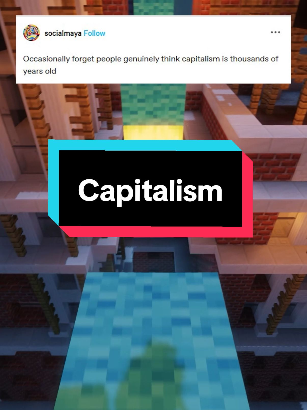 Occasionally forget people genuinely think capitalism is thousands of years old #qna #tumblr #funny #storytime #capitalism 