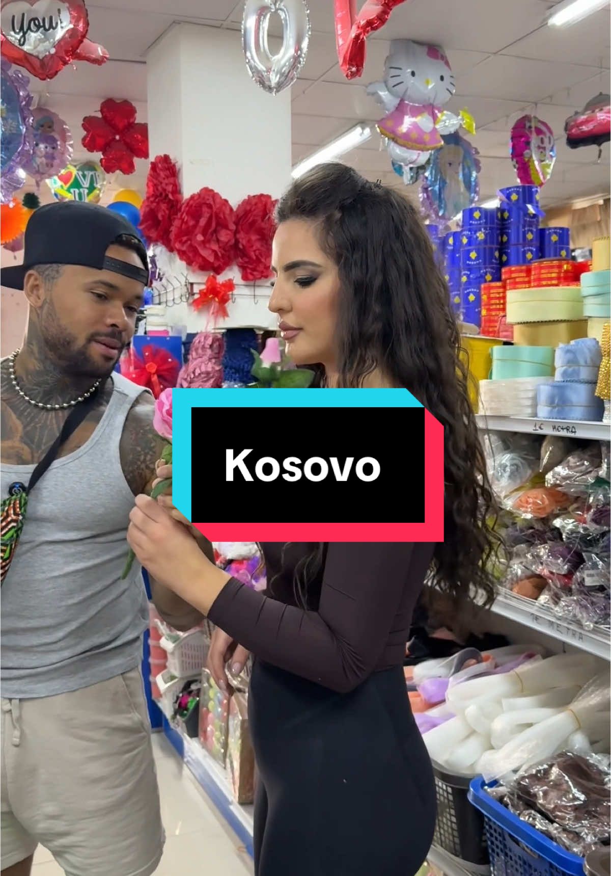 Last week, I was in Kosovo with Tamera and it was such a good time! I didn’t bring any clothes just my Serbian Nošnja 😅 so Tamara took me to the one euro store to grab some stuff. It was absolutely hilarious. The coolest part, was how kind the Albanian people running the stores were. Even though I’m always repping Serbia and talking about how much I love it, they didn’t care. They loved my TikToks and thought it was awesome what I’m doing for Serbia. I’m so grateful for everyone in Kosovo who showed me so much love and respect. I appreciate you all! 🩵🪽✨