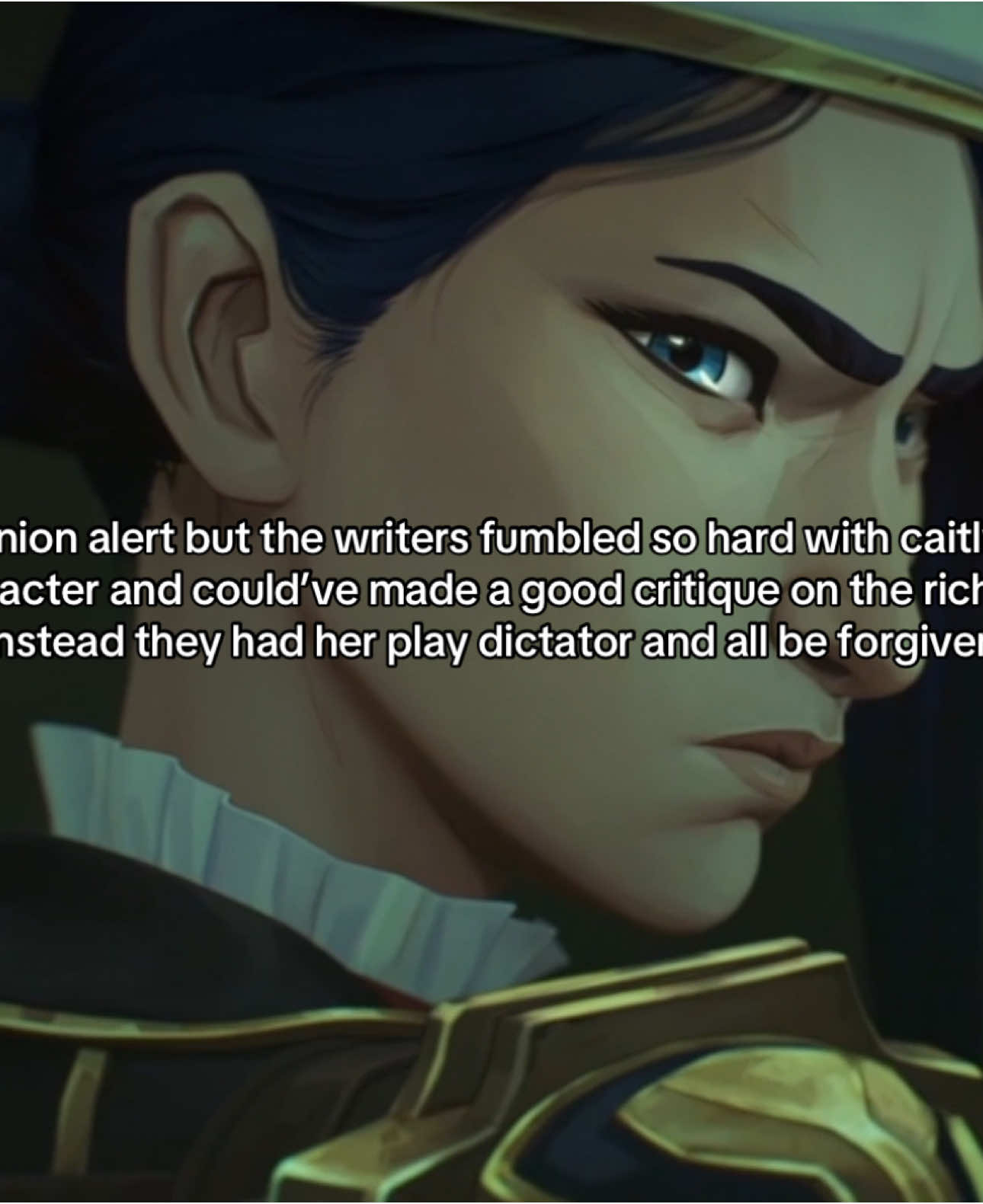 i love her so much but s2 caitlyn frustrates me #arcane #caitlyn #fypシ #fyp 
