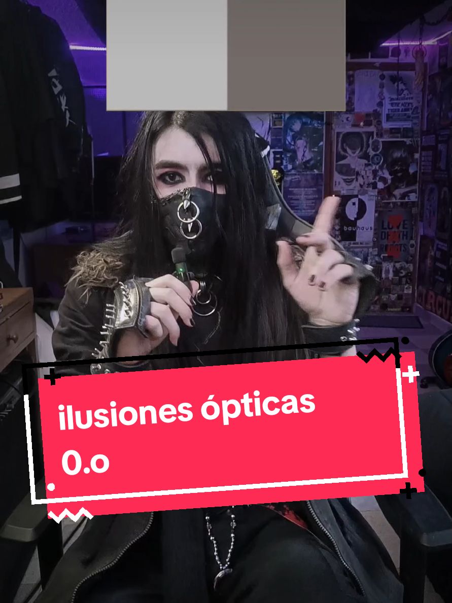 impactante no? ✨🕷️✨ #ilusionoptica #ilusionesopticas #mismocolor #datoscientificos #humor #parodia #datoscuriosos #fakesituation #goth #gotico #chicogotico 