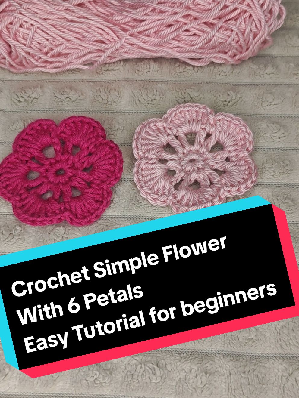 Do you like this tutorial? #crochetforbeginners #crochetflowers #handmadeflower #simplecrochet #easytutorial 