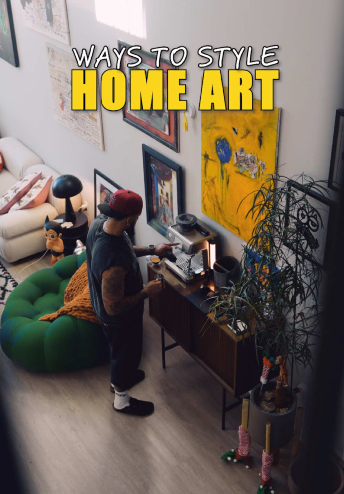 Art can change everything about your home 🖼️  Here’s some ways to style home art.  #art #apartmenttherapy #homeart #interiordecor #apartment #arttok #hometips #loft 